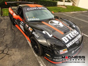 Chevrolet Corvette Carbon Fiber Hood - Anderson Composites - C6 - Le Mans Style